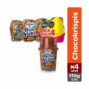 BonYurt Alpina Choco Krispis Pack 4und x169g c/u (676g)