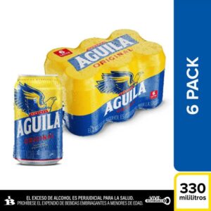 Cerveza Aguila Lata 330ml x 6 Unds