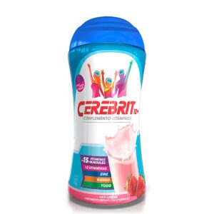 Suplemento Dietario Cerebrit 10+ fresa en polvo frasco x135g