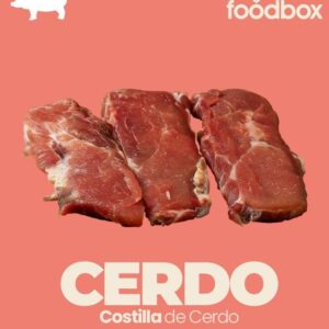 Costilla de Cerdo porcionada x600g Und