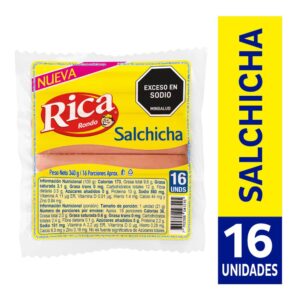 Salchicha Rica 16 Und x 340g