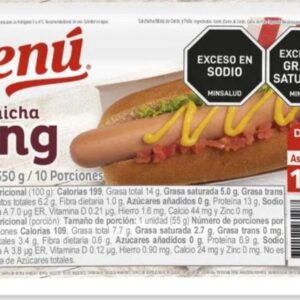Salchicha Long Zenú 10 Und x 550g