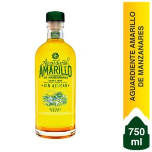 Aguardiente Amarillo de Manzanares sin azucar x750ml
