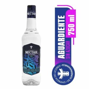 Aguardiente Nectar Azul Sin Azúcar x 750ml