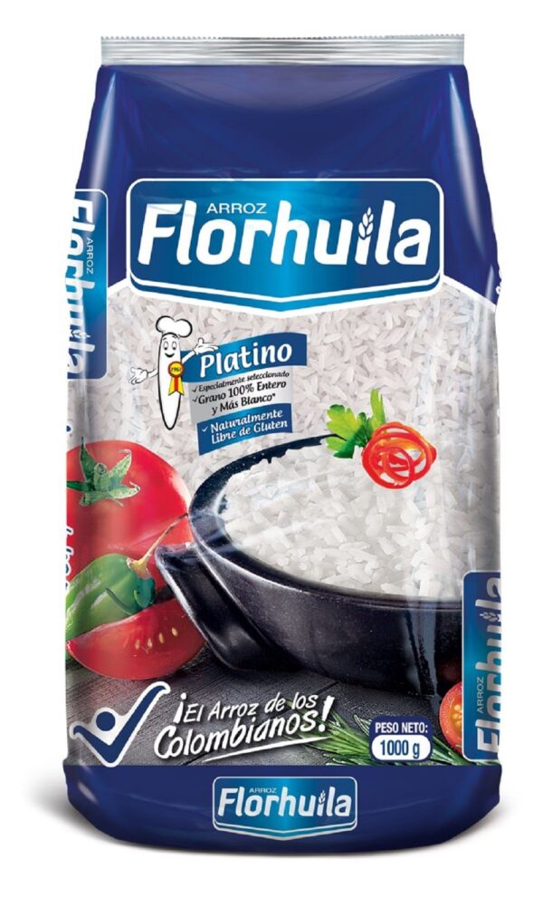 Arroz Florhuila Platino x 1Kg