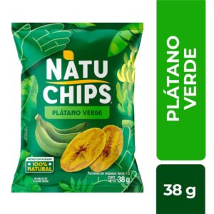 NatuChips Platano Verde X38g