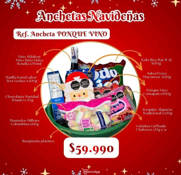 Ancheta Ponque Vino
