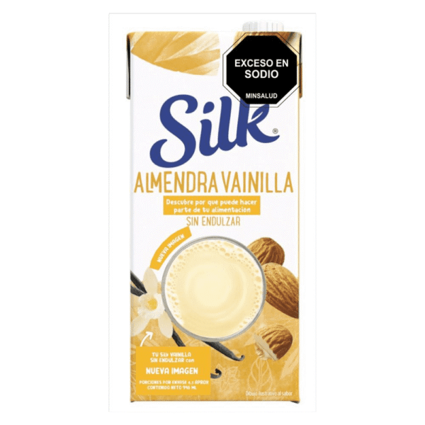 Silk Bebida De Almendra Vainilla Sin Azúcar x946ml