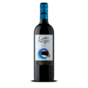 Vino Gato Negro Merlot Botella x750ml