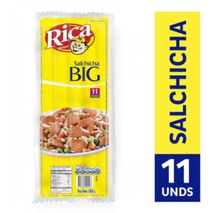 Salchicha Rica Big De Pollo 11unds x1000g