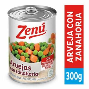 Arvejas Zenú Con Zanahoria x 300g