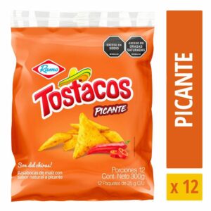 Tostacos Picante Ramo X12 Paquetes Cont. Neto 300g