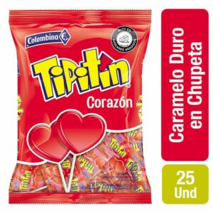 Tipitin Corazón Colombina X25 Und X225g