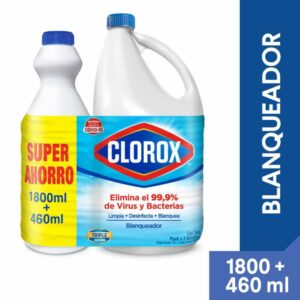 Blanqueador Clorox Super Ahorro x1800ml + x460ml