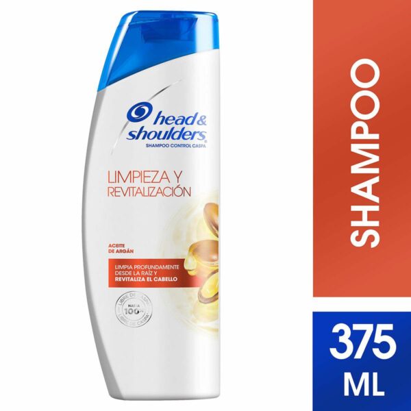 Shampoo Head & Shoulders Limpieza Y Revitalización X375ml