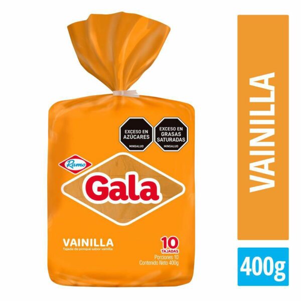 Ponque Tajado Ramo Gala Vainilla 10 Porciones X400g