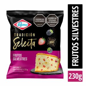 Ponque Ramo Tradición Selecta Frutos Silvestres 6 Porciones Cont. Neto 230g