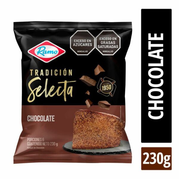 Ponque Ramo Tradición Selecta Chocolate 6 Porciones Cont. Neto 230g