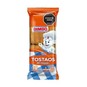 Tostaos 100% Integrales 10 Und x 150g