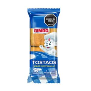 Tostaos Sabor Mantequilla 10 Und x 150g