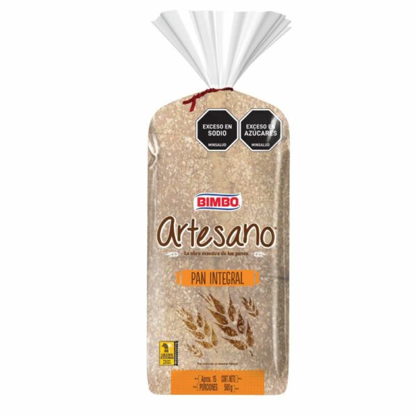 Pan Integral Bimbo Artesano X 500g