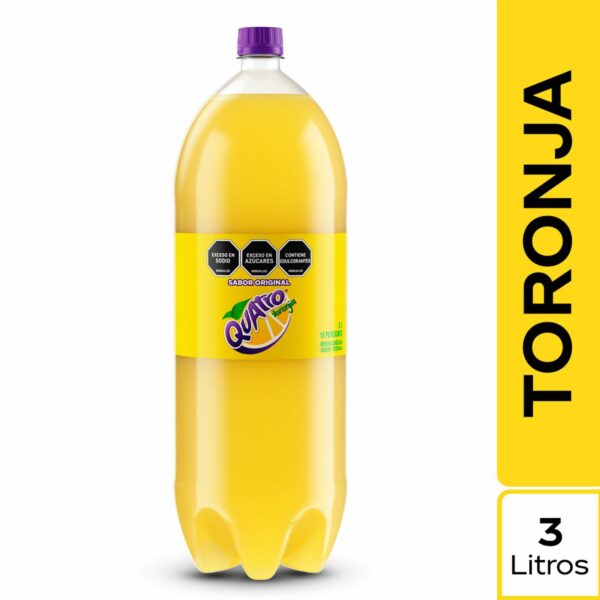 Gaseosa Quatro x 3L