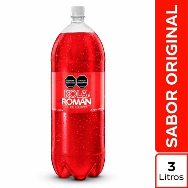 Gaseosa Kola Roman x 3L
