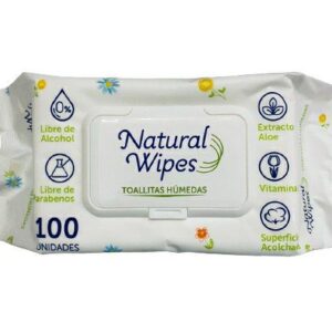 Pañitos Húmedos Natural Wipes x100 Und