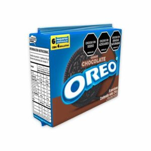 Galletas Oreo Sabor Chocolate 6 Paq x216g