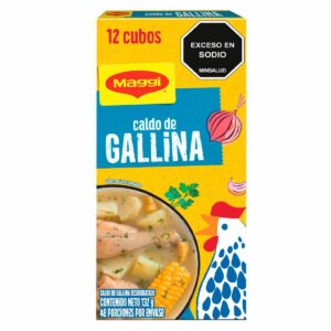 Caldo De Gallina Maggi 12 Cubos X132gr