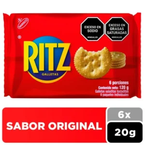 Galletas Ritz Saladitas 6 Paq x120g
