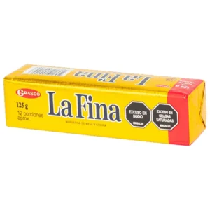 Mantequilla La Fina De Mesa y Cocina Barrita x125g