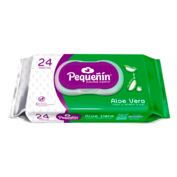 Pañitos Húmedos Pequeñín Aloe Vera x24Und