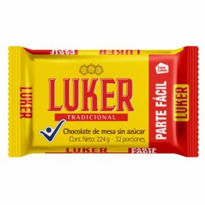 Chocolate Luker Tradicional Sin Azucar x 224g