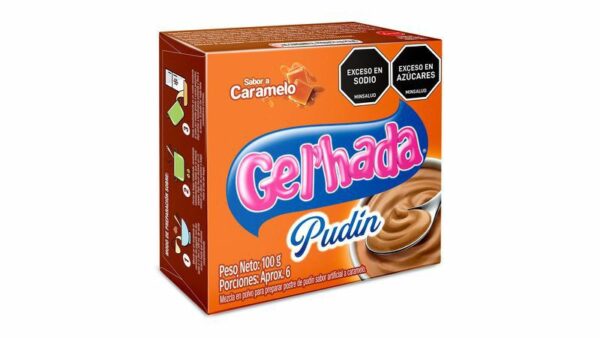 Pudin Gel'hada Sabor Caramelo x100g