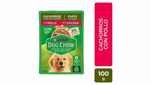 Comida Humeda Para Perro DOG CHOW Pouch Pollo x100gr