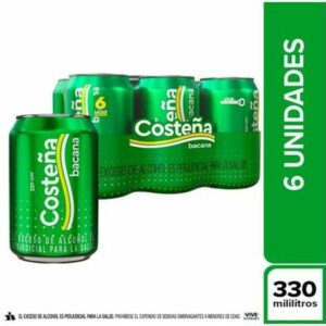 Cerveza Costeña Bacana Lata 330ml x 6 Unds