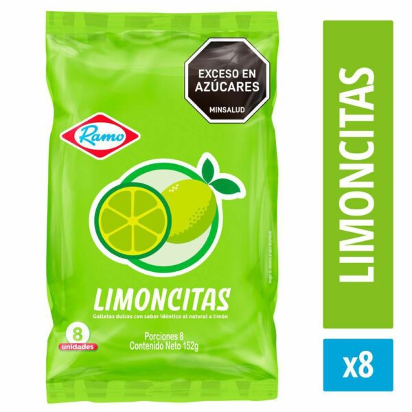 Galletas Ramo Limoncitas 8 Paq x152g