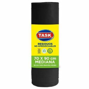 Bolsa Plastica TASK Negra Mediana x10und 70x90cm