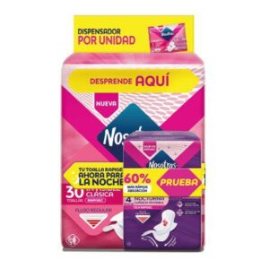 Toalla Higienica Nosotras Invisible x30und + 4und gratis Nocturna