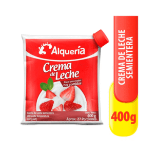 Crema De Leche Semientera Alqueria X400g