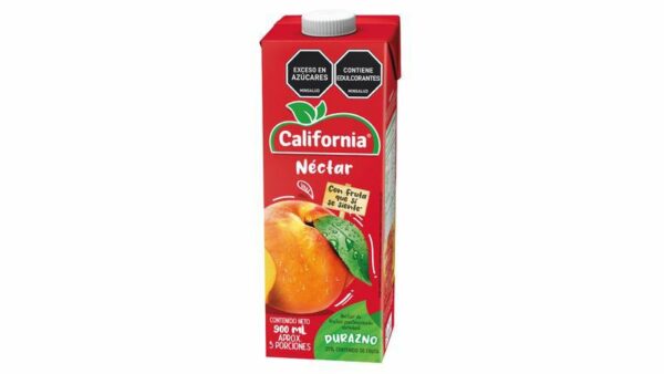 Jugo Nectar California Durazno En Caja x900ml