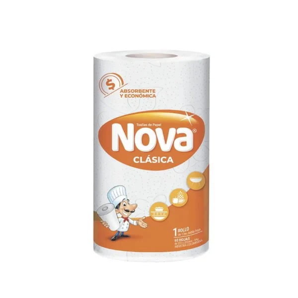 Toalla Nova Clasica 1 Rollo x 50 Und