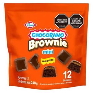 Chocoramo Brownie Mini Sabor Arequipe 12UND X240g