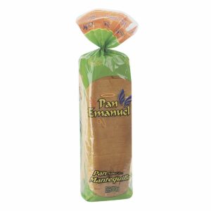 Pan Emanuel Tajado Sabor Mantequilla x500g