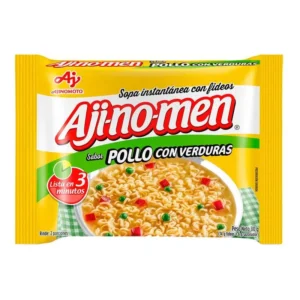 Sopa Instantánea Aji-no-men Sabor Pollo Con Verduras x80g