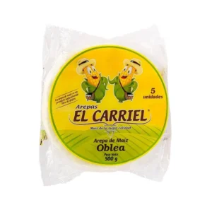 Arepa El Carriel De Maíz Oblea 5 Porciones x500g