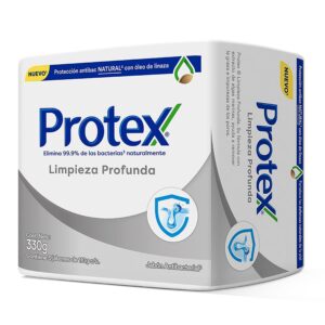 Jabón Para Piel Protex Limpieza Profunda 3Und x110g C/U (330g)