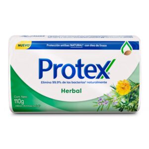Jabón Para Piel Protex Antibacterial Herbal x110g