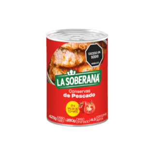 Sardinas La Soberana Conservas De Pescado En Salsa De Tomate x 155g